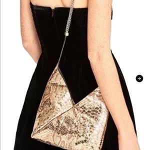 Zara genuine leather bag